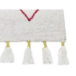 Beliani Laagpolig - CAVUS Wit Katoen 80x150 Cm 9 Beliani Laagpolig - CAVUS Wit Katoen 80x150 Cm -Tapijt Wereld 013c2c2b464846eeb743f6c0e934fa5b