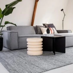 Interieur05 Vloerkleed Gerecycled Materiaal Ciro Grijs - 200 X 300 Cm -Tapijt Wereld 1000008834 0102