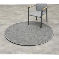 Garden Impressions Buitenkleed Mirage Antraciet Ø160 Cm 5 Garden Impressions Buitenkleed Mirage Antraciet Ø160 Cm -Tapijt Wereld 1000009426 0102
