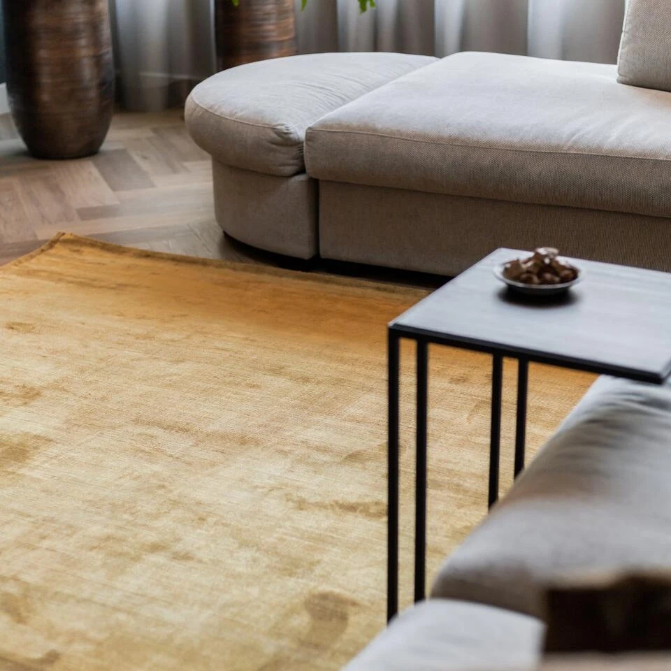 Vloerkleed Felva Viscose Silk Goud - Interieur05 - 160 X 230 Cm 6 Vloerkleed Felva Viscose Silk Goud - Interieur05 - 160 X 230 Cm - Afbeelding 4
