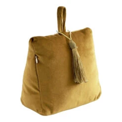 Mars & More Deurstopper - Fluweel - Koperkleurig - 17 Cm -Tapijt Wereld 1000014350 0101