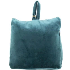Mars & More Deurstopper - Fluweel - Petrol Blauw - 18 Cm -Tapijt Wereld 1000014355 0102