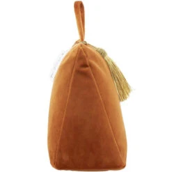 Mars & More Deurstopper - Fluweel - Oranje - 18 Cm -Tapijt Wereld 1000014357 0101