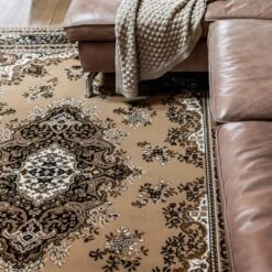 Vintage Vloerkleed Bruin Perzisch - Retro - Nain - Interieur05 - 185 X 275 Cm -Tapijt Wereld 1000018475 0103