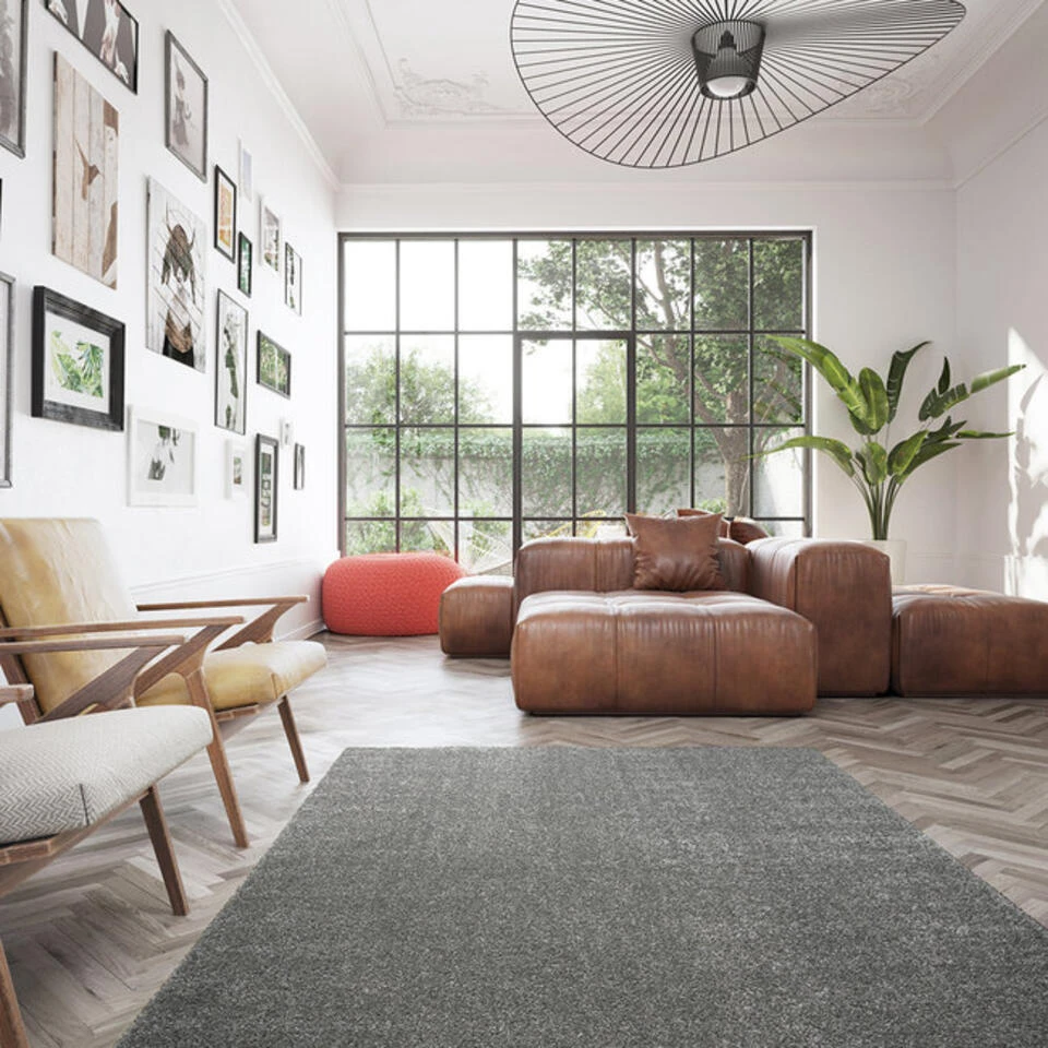 Dutch Lifestyle - Vloerkleed Paris Antraciet 200x290cm 4 Dutch Lifestyle - Vloerkleed Paris Antraciet 200x290cm - Afbeelding 2