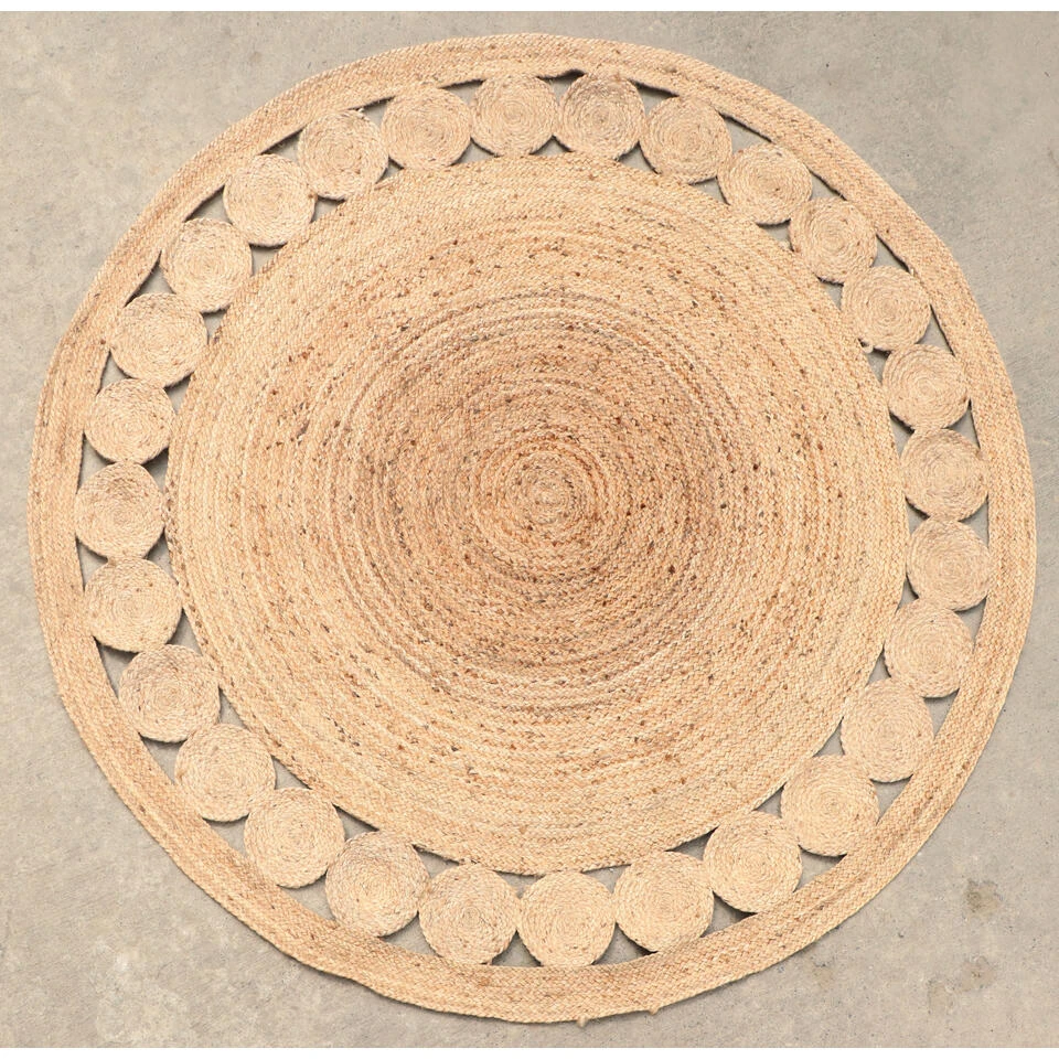 Dutch Lifestyle - Vloerkleed Jaipur Klassiek 7 200cm Rond 4 Dutch Lifestyle - Vloerkleed Jaipur Klassiek 7 200cm Rond - Afbeelding 2