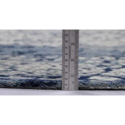 Dutch Lifestyle - Vloerkleed Durban Klassiek Donkerblauw/beige Rond 200cm -Tapijt Wereld 1000020717 0102