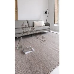 Interieur05 Wollen Vloerkleed Grijs/Beige Vik - 200 X 290 Cm -Tapijt Wereld 1000022160 0103