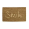 Items Deurmat - Smile - Kokosvezel - 75 X 45 Cm -Tapijt Wereld 1000027609