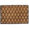 Items Deurmat - Rechthoek - Oosterse Print - Kokosvezel - 60 X 40 Cm -Tapijt Wereld 1000027623