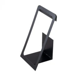 Giga Meubel Houtblokhouder Middel - Zwart - Metaal -Tapijt Wereld 1000031765 0102