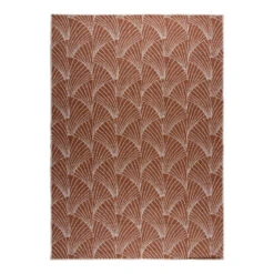 Interieur05 Buitenkleed Deco Roest/wit Dubbelzijdig - 200 X 290 Cm