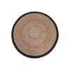 LABEL51 Vloerkleed Jute - Zwart - Jute - 120 Cm