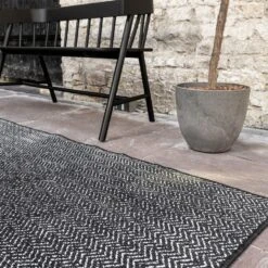 Buiten Loper - Balkonkleed Dahl - Zwart - Dubbelzijdig - EVA Interior - 80 X... -Tapijt Wereld 1000036235 0103