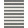 EVA Interior Buitenkleed Stripes Grijs/Wit Dubbelzijdig - 240 X 340