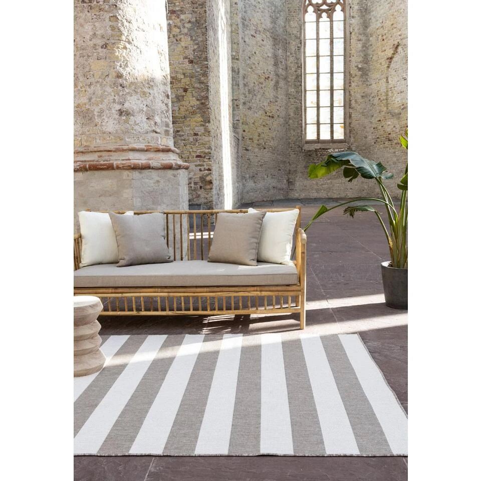 EVA Interior Buitenkleed Stripes Bruin/grijs Dubbelzijdig - 160 X 230 Cm 5 EVA Interior Buitenkleed Stripes Bruin/grijs Dubbelzijdig - 160 X 230 Cm - Afbeelding 3