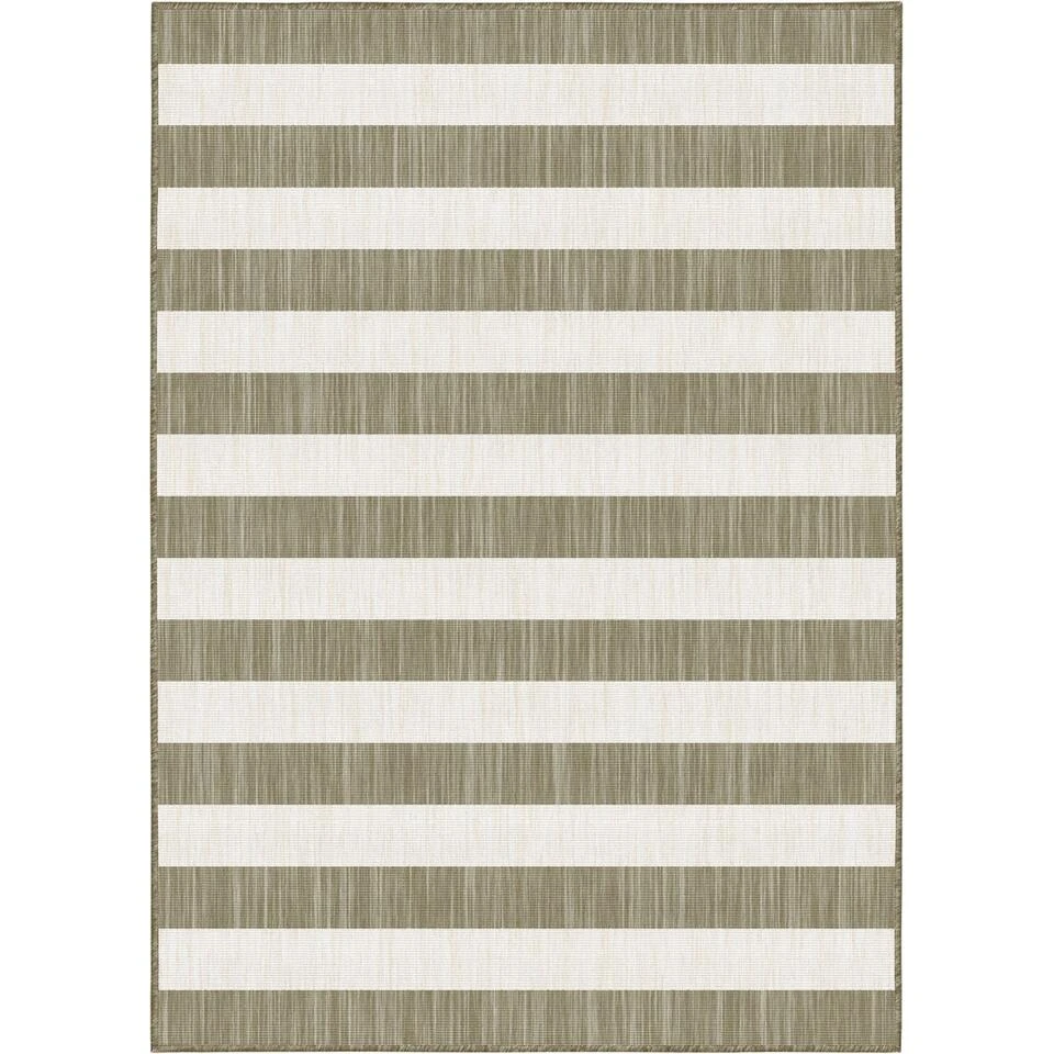 EVA Interior Buitenkleed Stripes Bruin/grijs Dubbelzijdig - 160 X 230 Cm 3 EVA Interior Buitenkleed Stripes Bruin/grijs Dubbelzijdig - 160 X 230 Cm