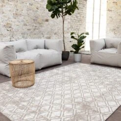 Buiten Vloerkleed Frost - Bruin/grijs- Dubbelzijdig - EVA Interior - 160 X 23... -Tapijt Wereld 1000043041 0102