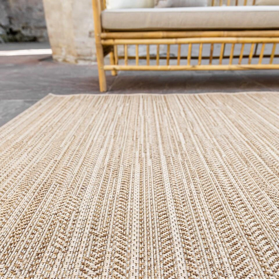 Interieur05 Buitenkleed Jute Outdoor Beige/bruin - 160 X 230 Cm 4 Interieur05 Buitenkleed Jute Outdoor Beige/bruin - 160 X 230 Cm - Afbeelding 2
