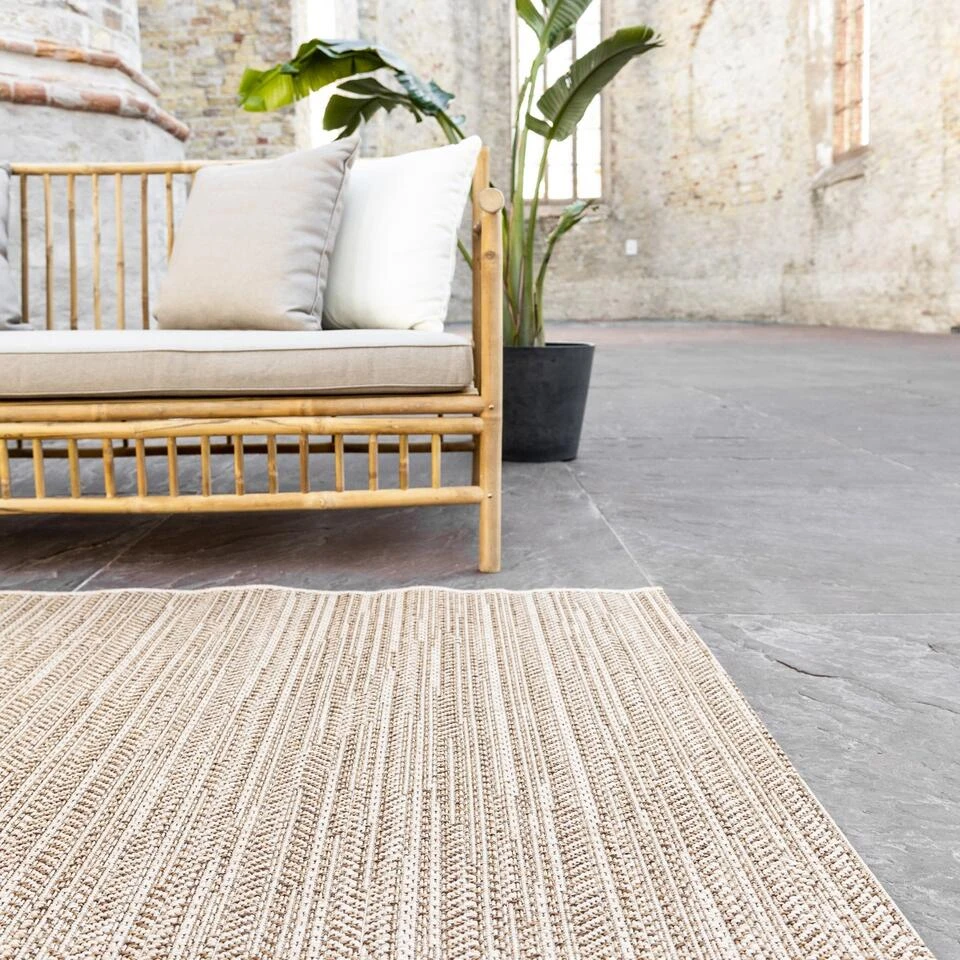 Interieur05 Buitenkleed Jute Outdoor Beige/bruin - 160 X 230 Cm 5 Interieur05 Buitenkleed Jute Outdoor Beige/bruin - 160 X 230 Cm - Afbeelding 3