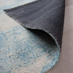 Vloerkleed Blauw Juul 160x230 Cm - 160x230x1 Cm - Stof - Blauw -Tapijt Wereld 1000046781 0103