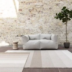 Buiten Vloerkleed Boa - Bruin/Grijs - Dubbelzijdig - EVA Interior - 200 X 290 Cm -Tapijt Wereld 1000060702 0102