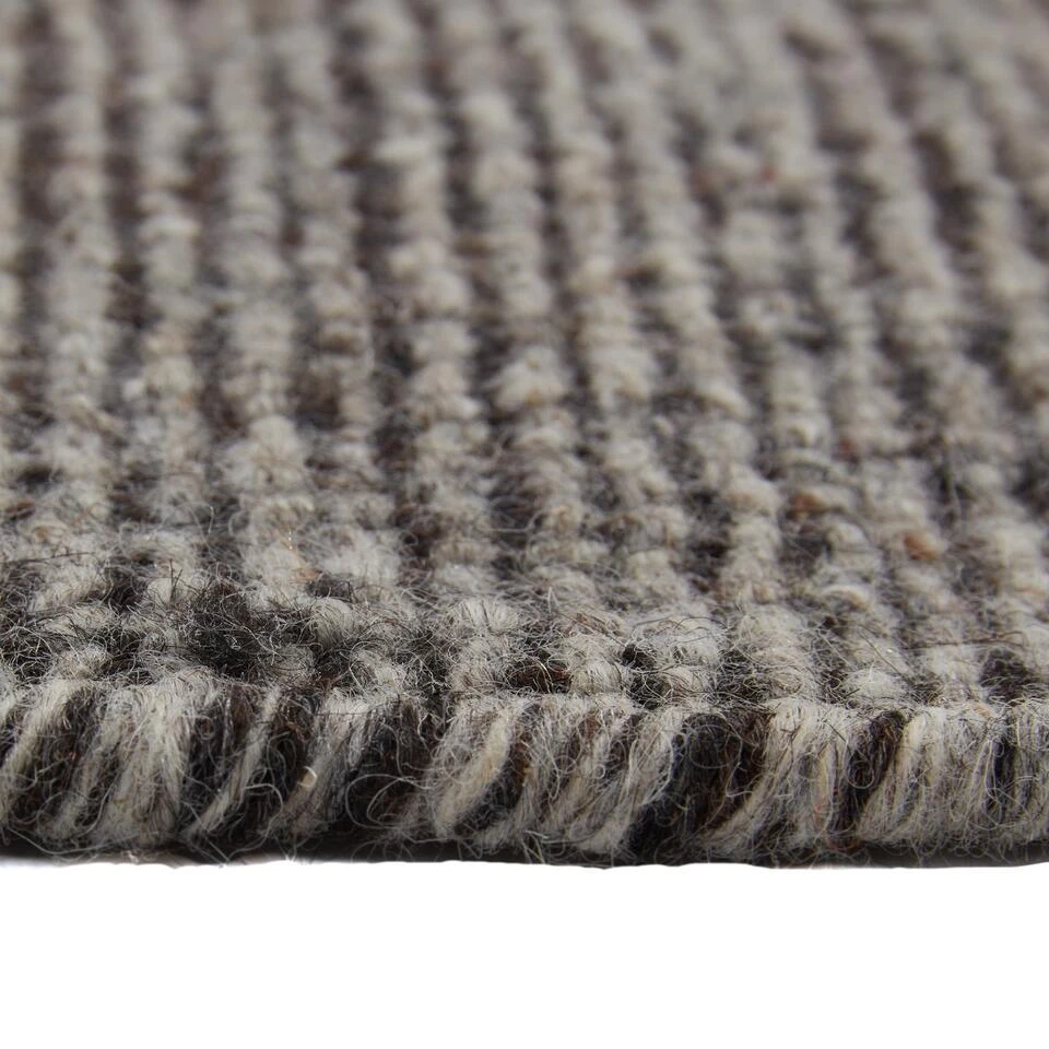 Interieur05 Wollen Vloerkleed Bologne Grijs Met Franjes - 160 X 230 Cm 5 Interieur05 Wollen Vloerkleed Bologne Grijs Met Franjes - 160 X 230 Cm - Afbeelding 3