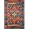 Vintage Marrakech Vloerkleed Zwart / Multi Laagpolig - 200x290 CM