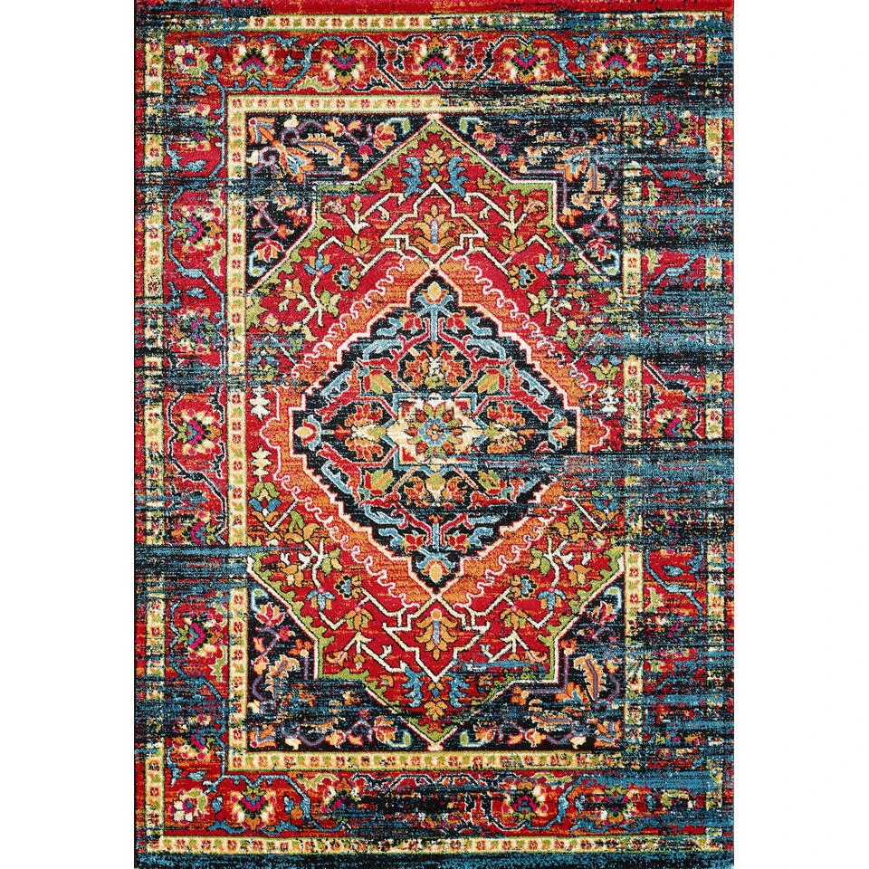 Vintage Marrakech Vloerkleed Zwart / Multi Laagpolig - 200x290 CM 3 Vintage Marrakech Vloerkleed Zwart / Multi Laagpolig - 200x290 CM