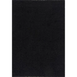 Loca Shaggy Vloerkleed Zwart Hoogpolig - 160x230 CM