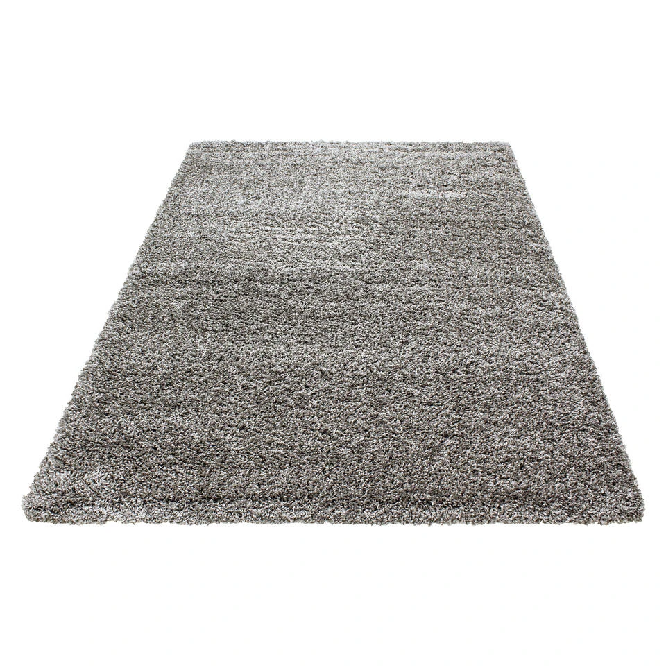 Basic Shaggy Vloerkleed Taupe Hoogpolig - 200x290 CM 5 Basic Shaggy Vloerkleed Taupe Hoogpolig - 200x290 CM - Afbeelding 3