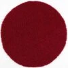 Loca Shaggy Rond Vloerkleed Rood Hoogpolig - 120 CM ROND -Tapijt Wereld 1000066610