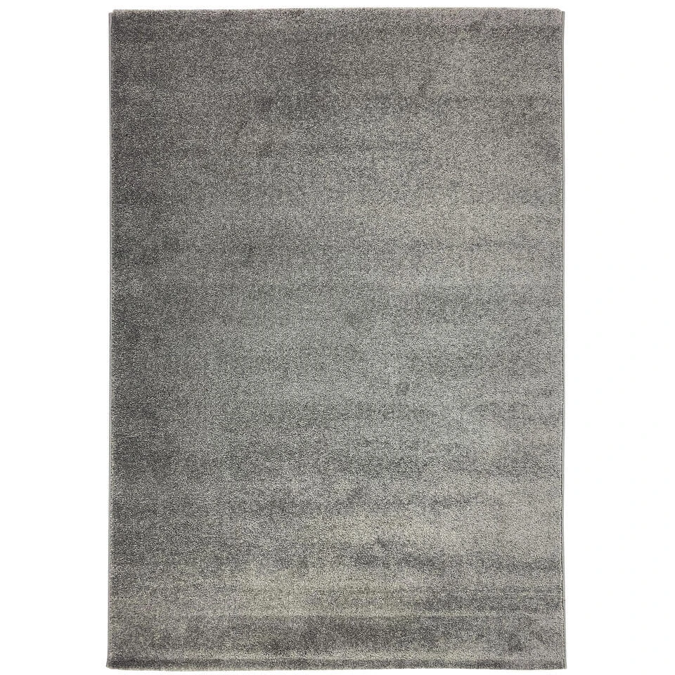 Relax Effen Vloerkleed Laagpolig Grijs - 120X170 CM 3 Relax Effen Vloerkleed Laagpolig Grijs - 120X170 CM