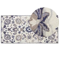 Beliani Vintage/orientaals - KUMRU Beige Wol 80x150 Cm