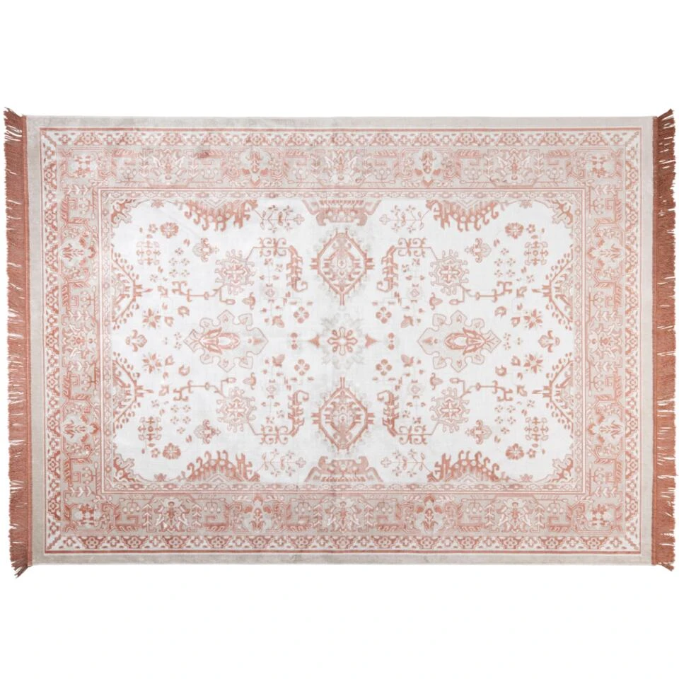 Puur Färlöv Vloerkleed - Stof - Roze 4 Puur Färlöv Vloerkleed - Stof - Roze - Afbeelding 2