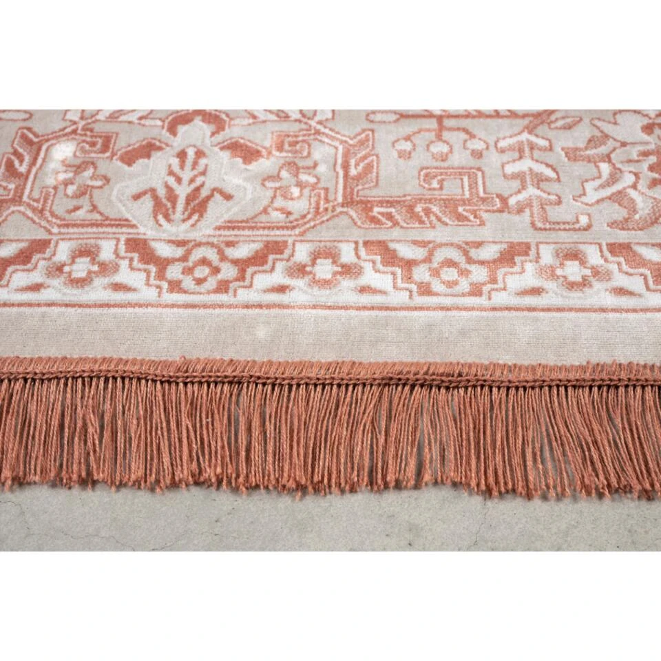 Puur Färlöv Vloerkleed - Stof - Roze 6 Puur Färlöv Vloerkleed - Stof - Roze - Afbeelding 4