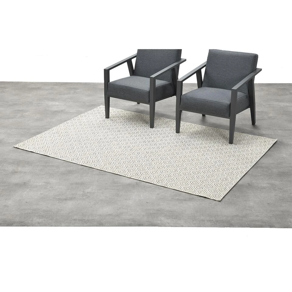 Garden Impressions Buitenkleed Beach 160x230 Cm - Square Zand 4 Garden Impressions Buitenkleed Beach 160x230 Cm - Square Zand - Afbeelding 2