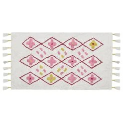 Beliani Laagpolig - CAVUS Wit Katoen 80x150 Cm