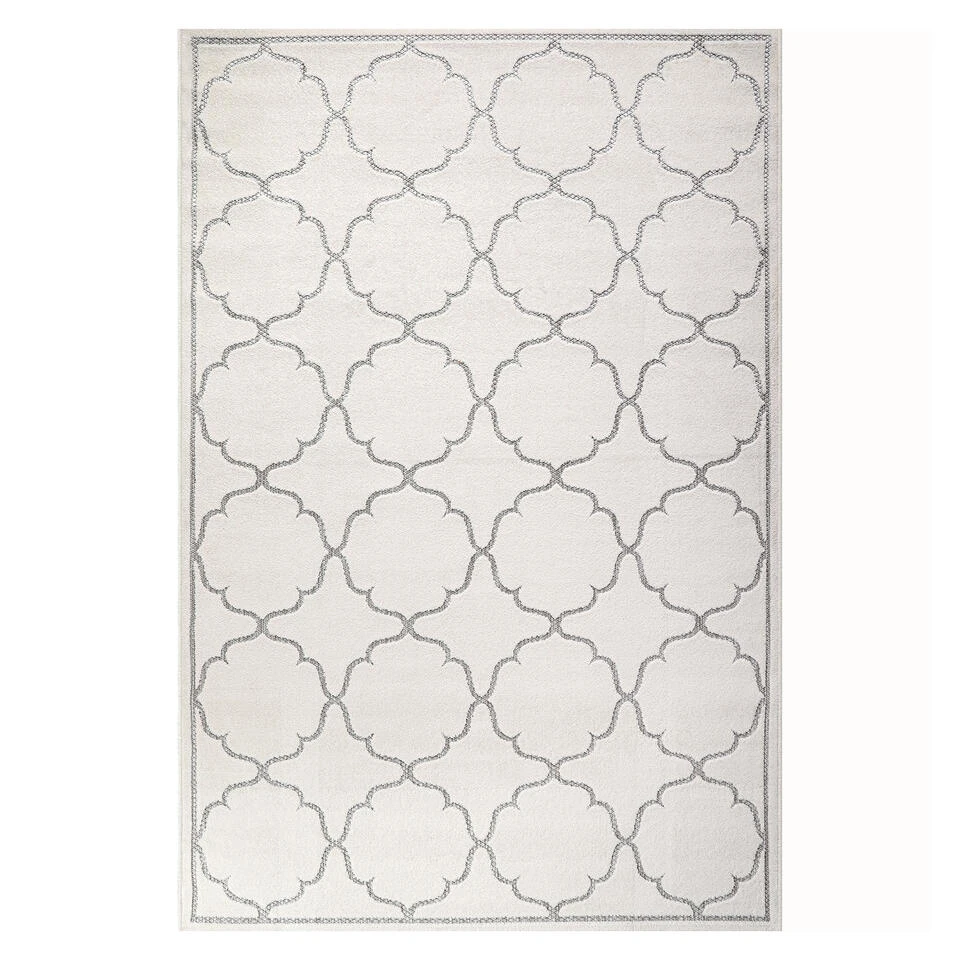 Berlin Binnen En Buitenvloerkleed Laagpolig Outdoor Creme - 160x230 CM 4 Berlin Binnen En Buitenvloerkleed Laagpolig Outdoor Creme - 160x230 CM - Afbeelding 2