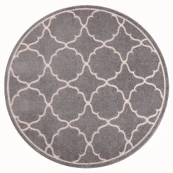 Berlin Binnen En Buitenvloerkleed Laagpolig Outdoor Licht Grijs - 200 CM ROND 7 Berlin Binnen En Buitenvloerkleed Laagpolig Outdoor Licht Grijs - 200 CM ROND -Tapijt Wereld 1000081158 0101