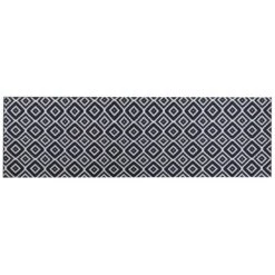 Beliani Loper - KARUNGAL Zwart Polyester 60x200 Cm
