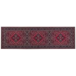 Beliani Loper - VADKADAM Rood Polyester 60x200 Cm