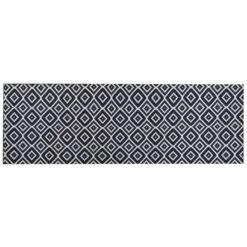 Beliani Loper - KARUNGAL Zwart Polyester 80x240 Cm