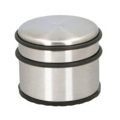 Alpina Deurstop - 1,1 Kg - Metaal - Rubberen Rand - 9 X 7 Cm