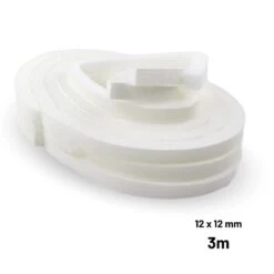 Orange85 Tochtstrip 3 Rollen 12 X 12 Mm 3 Meter Lang Vochtbestendig -Tapijt Wereld 1000085703 0111