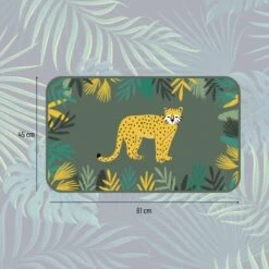 Orange85 Deurmat Jungle Tijger Kinderthema 45 X 75 Zacht Decoratief -Tapijt Wereld 1000085981 0110