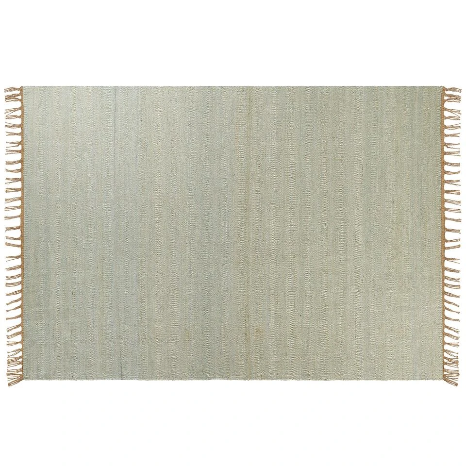 Beliani Laagpolig - LUNIA Groen Jute 160x230 Cm 3 Beliani Laagpolig - LUNIA Groen Jute 160x230 Cm