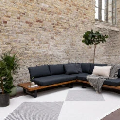 Buitenkleed Kite - Zwart/Wit - Dubbelzijdig - EVA Interior - 240 X 340 -Tapijt Wereld 1000089486 0102