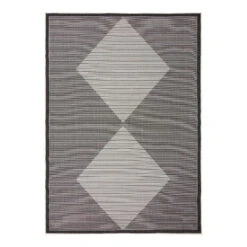 Buitenkleed Kite - Zwart/Wit - Dubbelzijdig - EVA Interior - 240 X 340