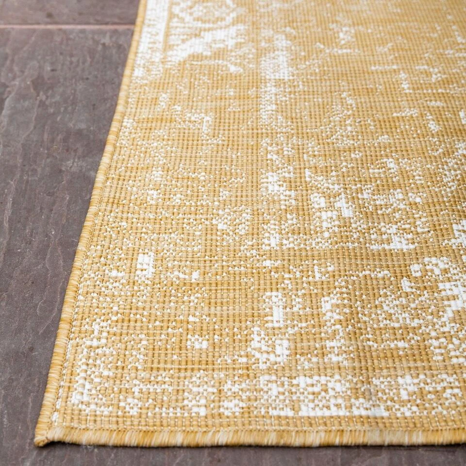 Buitenkleed Sage - Geel/Okergeel - Dubbelzijdig - EVA Interior - 200 X 290 Cm 6 Buitenkleed Sage - Geel/Okergeel - Dubbelzijdig - EVA Interior - 200 X 290 Cm - Afbeelding 4